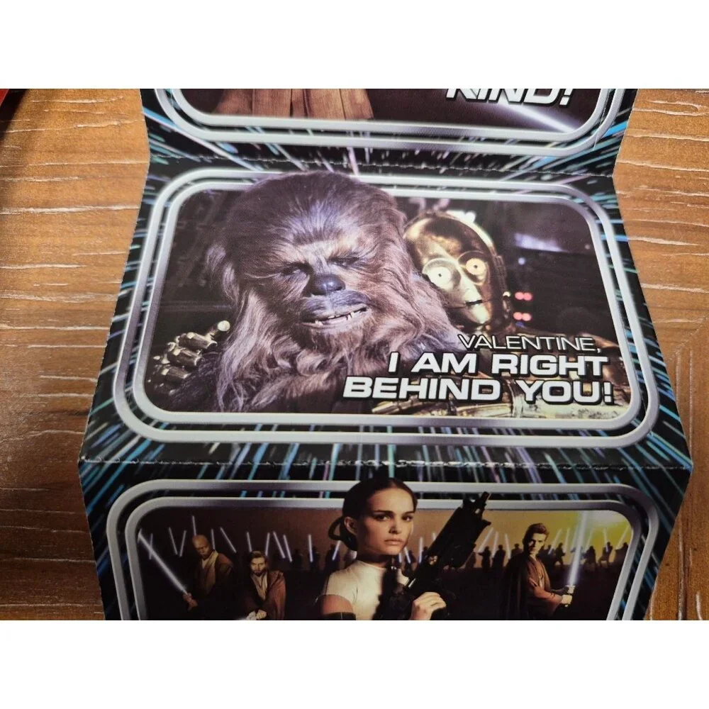 Star Wars Saga Valentines With 16 Pencils